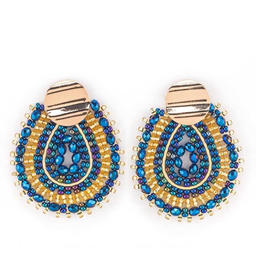 Blue Murano Earrings
